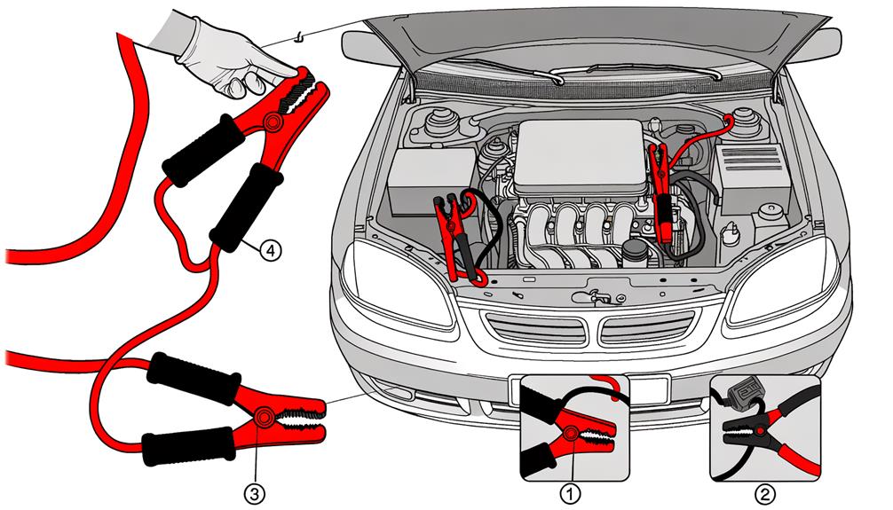 connecting vehicles with cables