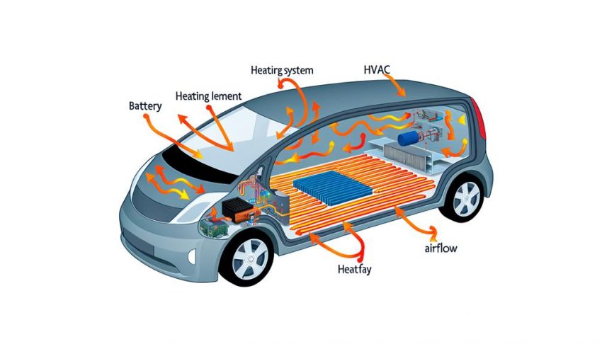 electric car heater operation