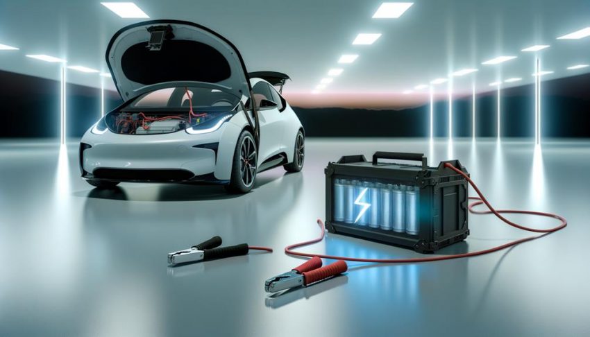 jump starting electric vehicles