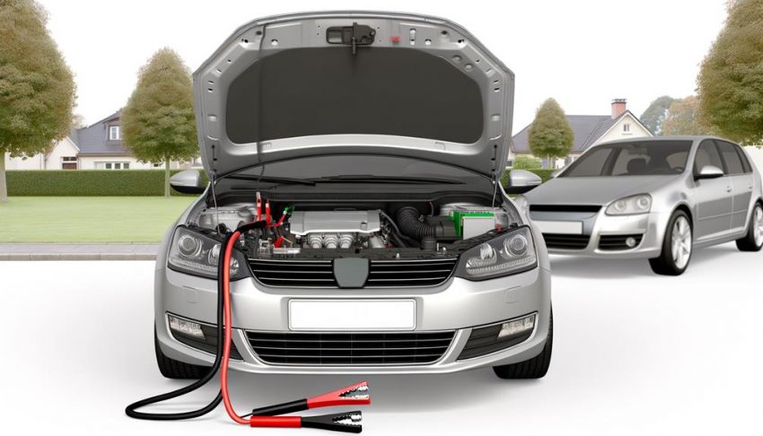 jump starting hybrid vehicles